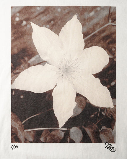 限定25着 越谷喜隆 受注生産Tシャツ Flower