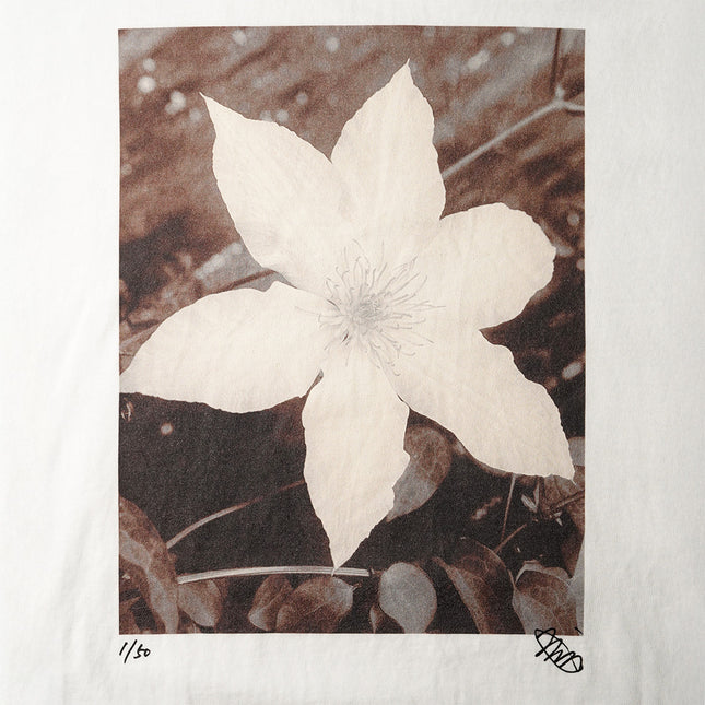 限定25着 越谷喜隆 受注生産Tシャツ Flower