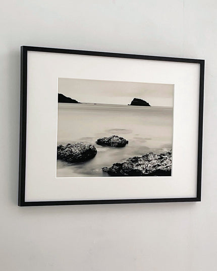 限定15点 越谷喜隆 受注生産額縁付オリジナルプリント Landscape with View of Rocks and Islands