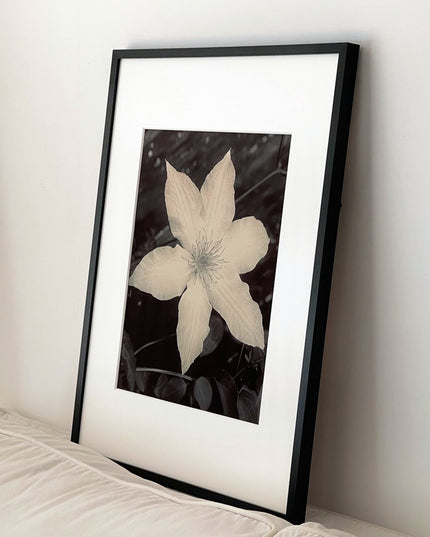 限定15点 越谷喜隆 受注生産額縁付オリジナルプリント Flower