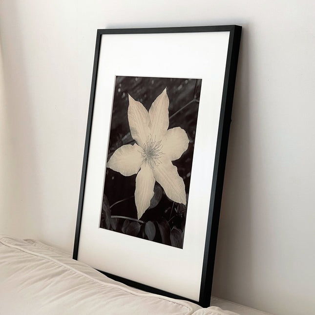 限定15点 越谷喜隆 受注生産額縁付オリジナルプリント Flower