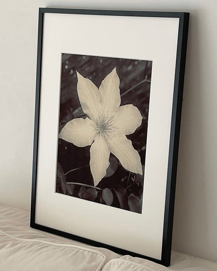 限定15点 越谷喜隆 受注生産額縁付オリジナルプリント Flower