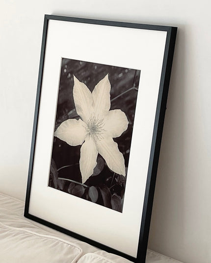 限定15点 越谷喜隆 受注生産額縁付オリジナルプリント Flower