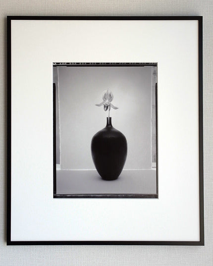 限定15点 篠原邦博 受注生産額縁付オリジナルプリント Orchid