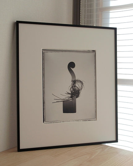 限定15点 篠原邦博 受注生産額縁付オリジナルプリント Double Bass Neck